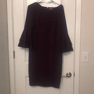 Calvin Klein plum purple dress